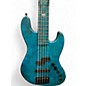 Used Spector Coda5 DLX Ish Limited  Limited Coral Blue Electric Bass Guitar