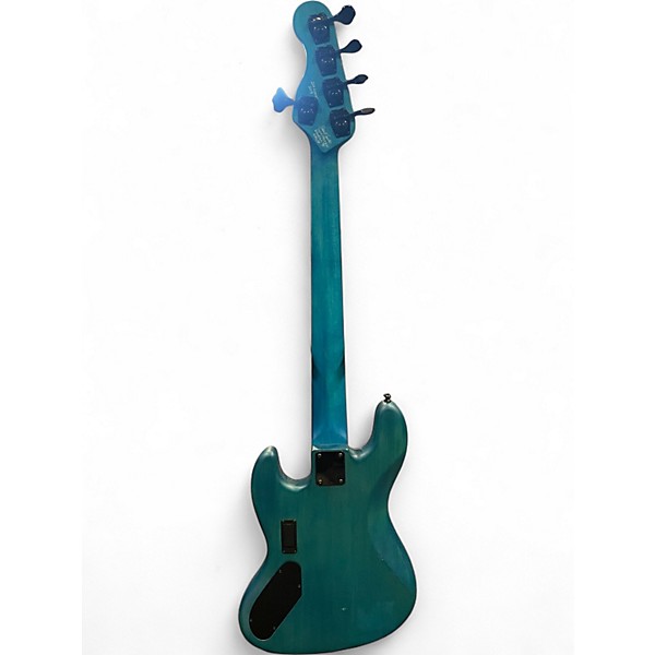 Used Spector Coda5 DLX Ish Limited  Limited Coral Blue Electric Bass Guitar
