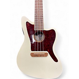 Used 2021 Fender Fullerton Jazzmaster Uke Olympic White Ukulele