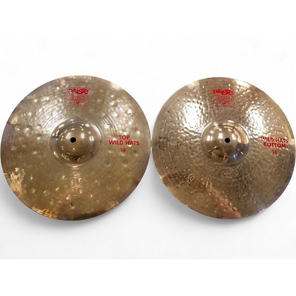 Used Paiste 14in 2002 Wild Hats Cymbal