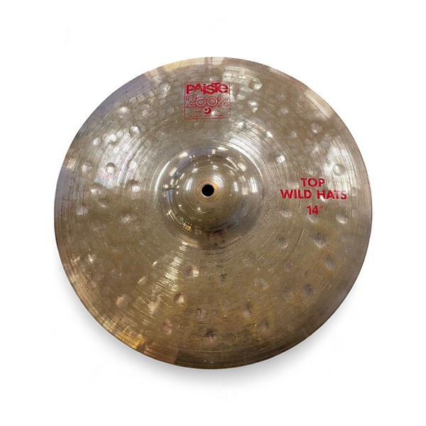Used Paiste 14in 2002 Wild Hats Cymbal