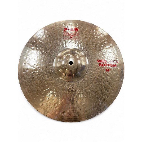 Used Paiste 14in 2002 Wild Hats Cymbal