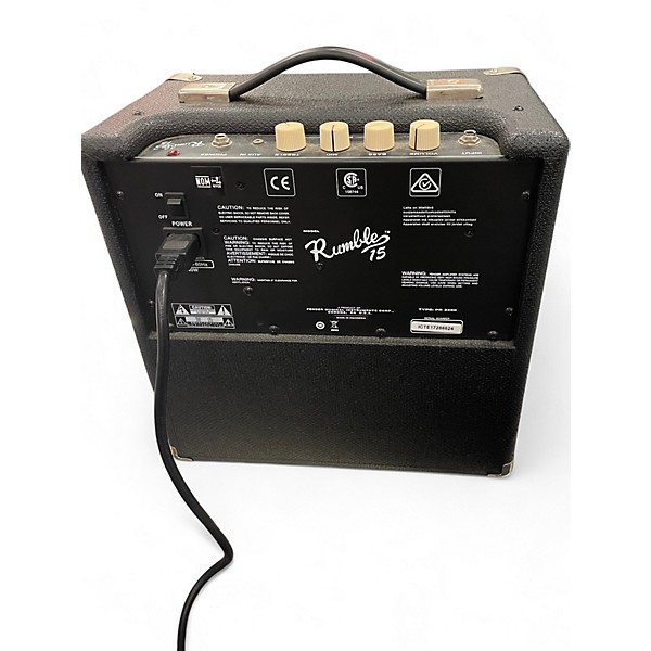 Used Fender Rumble 15 15W 1X8 Bass Combo Amp