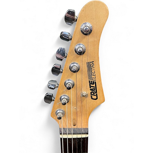 Used Crate ELECTRA STRAT-STYLE Sunburst Solid Body Electric Guitar