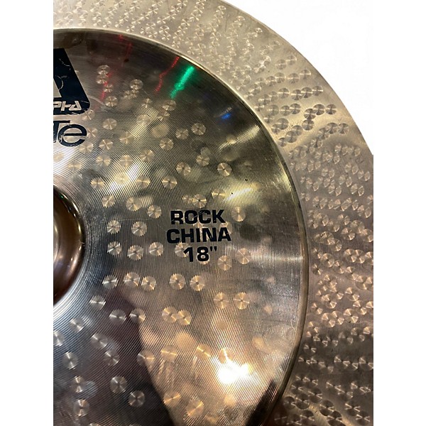 Used Paiste 18in Alpha Rock China Cymbal