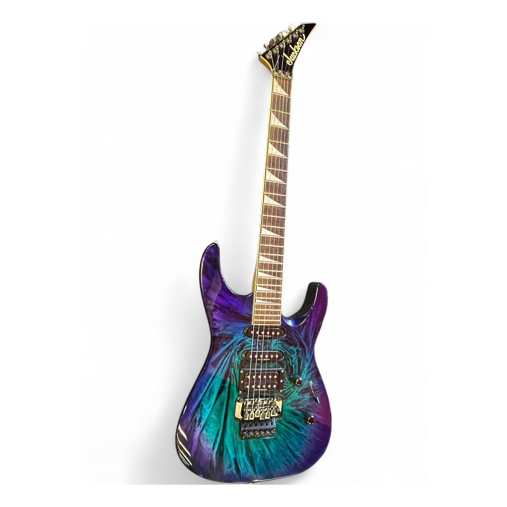 シトロン　32、100 Used Jackson Soloist SL3 Blue Swirl Solid Body Electric