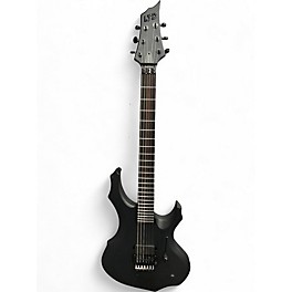 Used ESP LTD Black Metal Black Solid Body Electric Guitar