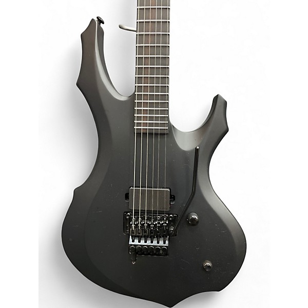 Used ESP LTD Black Metal Black Solid Body Electric Guitar