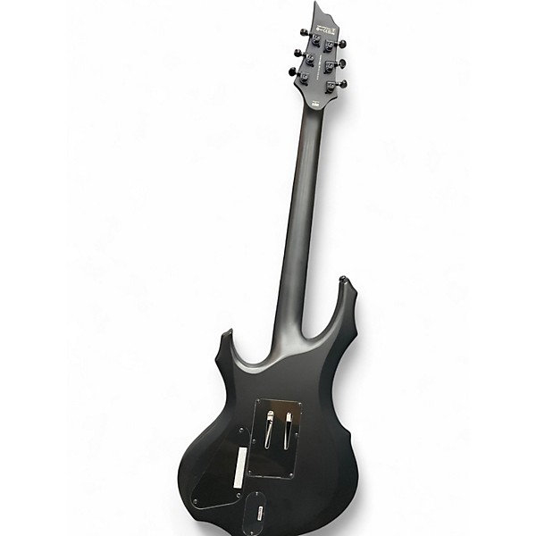 Used ESP LTD Black Metal Black Solid Body Electric Guitar