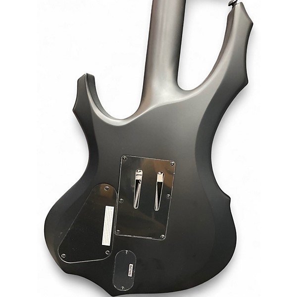 Used ESP LTD Black Metal Black Solid Body Electric Guitar