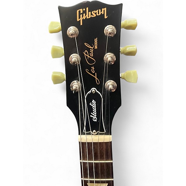 Used Gibson 1950S Tribute Les Paul Studio Gold Top Solid Body Electric Guitar
