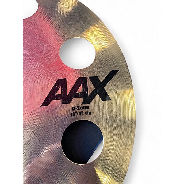 Used SABIAN 18in AAX O-ZONE Cymbal