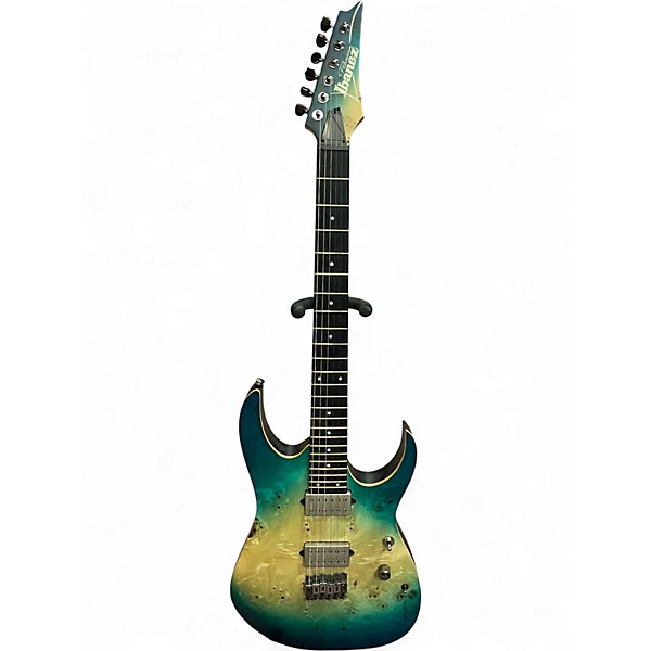 Used Ibanez RG1121 Premium Caribbean Isle Solid Body Electric Guitar