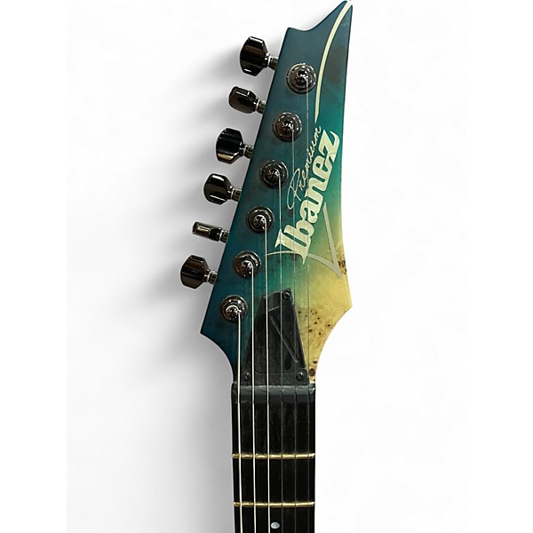 Used Ibanez RG1121 Premium Caribbean Isle Solid Body Electric Guitar