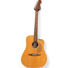 Used Fender REDONDO PLAYER Natural Acoustic Electric Guitar