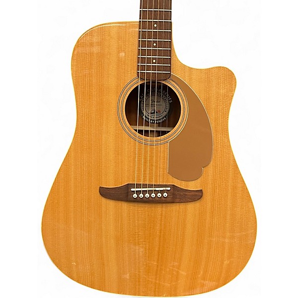 Used Fender REDONDO PLAYER Natural Acoustic Electric Guitar