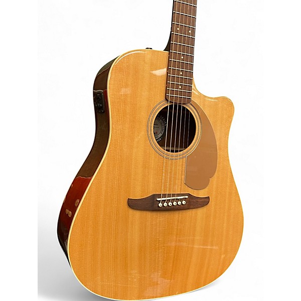 Used Fender REDONDO PLAYER Natural Acoustic Electric Guitar