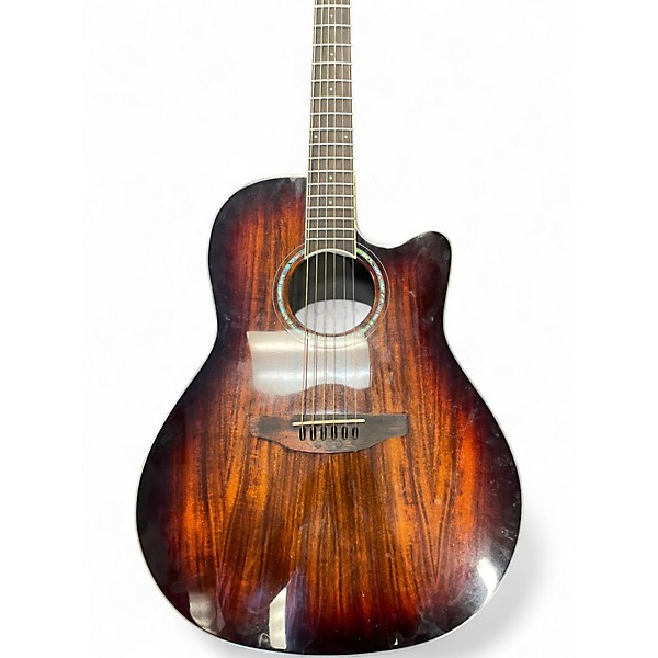 Used Ovation CS28P-kOAB Koa Burst Acoustic Electric Guitar