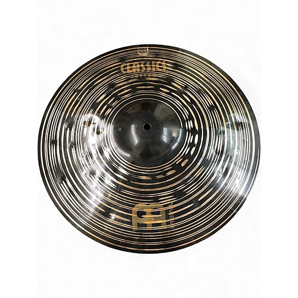 Used MEINL 16in classics custom dark crash Cymbal