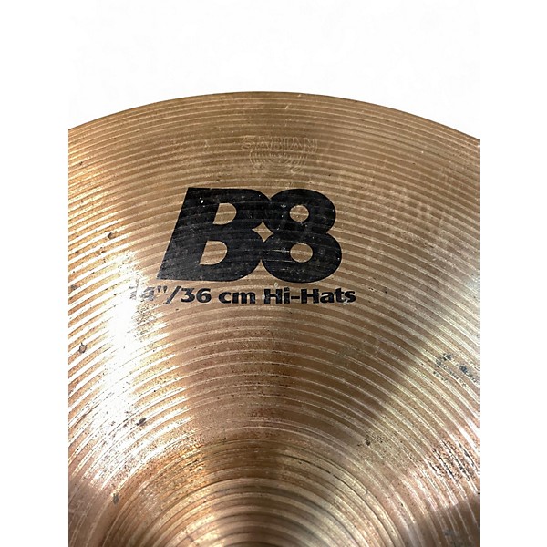 Used SABIAN 14in B8 Hi Hat Pair Cymbal