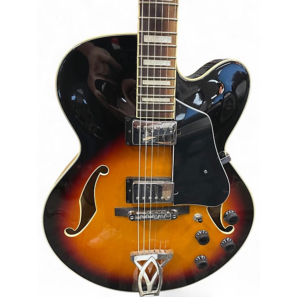 Used Ibanez AF75 Sunburst Hollow Body Electric Guitar