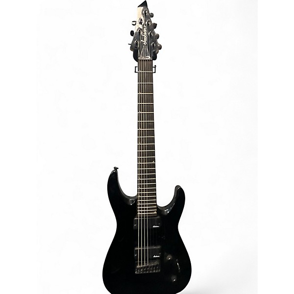 Used Jackson JS7 DINKY Black Solid Body Electric Guitar