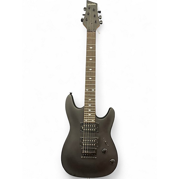 Used Laguna LE50 Short Scale Black Electric Guitar