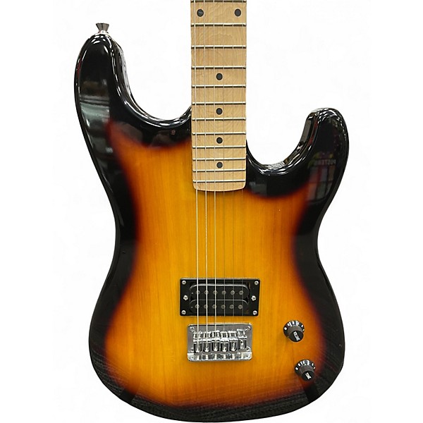 Used Davison S Style Sunburst Solid Body Electric Guitar