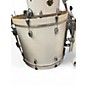 Used Ludwig 5 Piece element white Drum Kit
