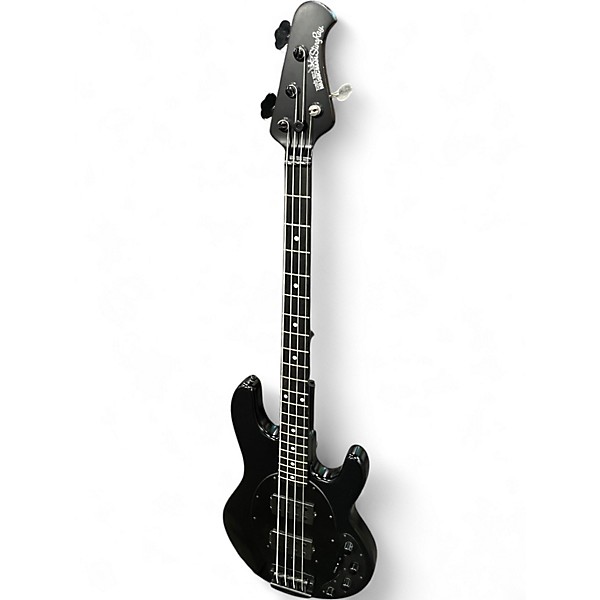 Used Ernie Ball Music Man Stingray 3 Stealth Black Electric Bass Guitar