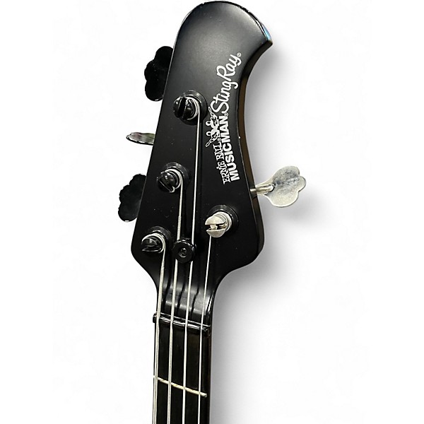 Used Ernie Ball Music Man Stingray 3 Stealth Black Electric Bass Guitar