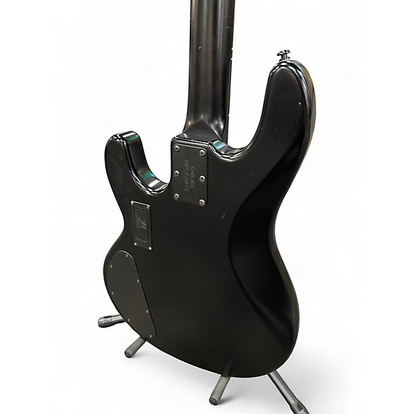Used Ernie Ball Music Man Stingray 3 Stealth Black Electric Bass Guitar