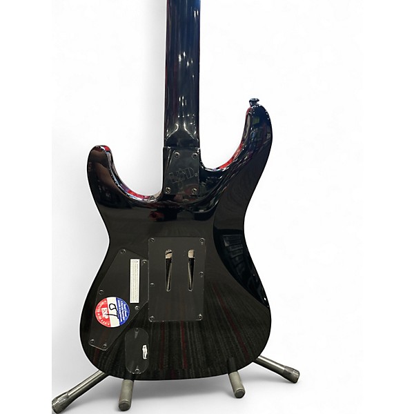 Used ESP LTD Kirk Hammett Signature White Zombie Custom Graphic Solid Body Electric Guitar