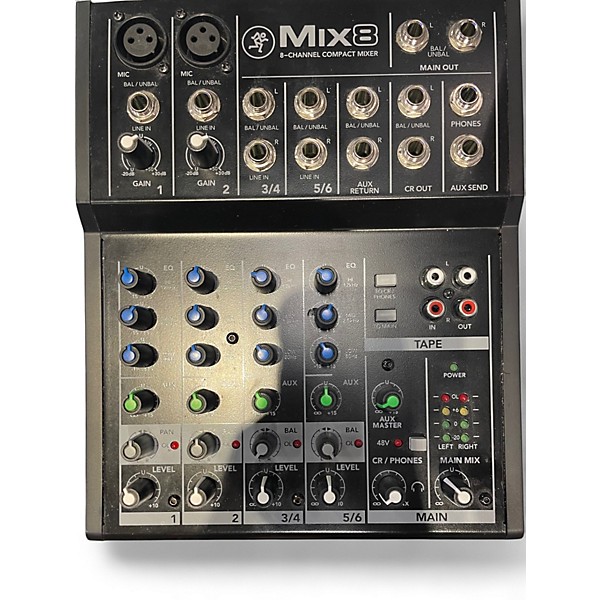 Used Mackie MIX8 Unpowered Mixer