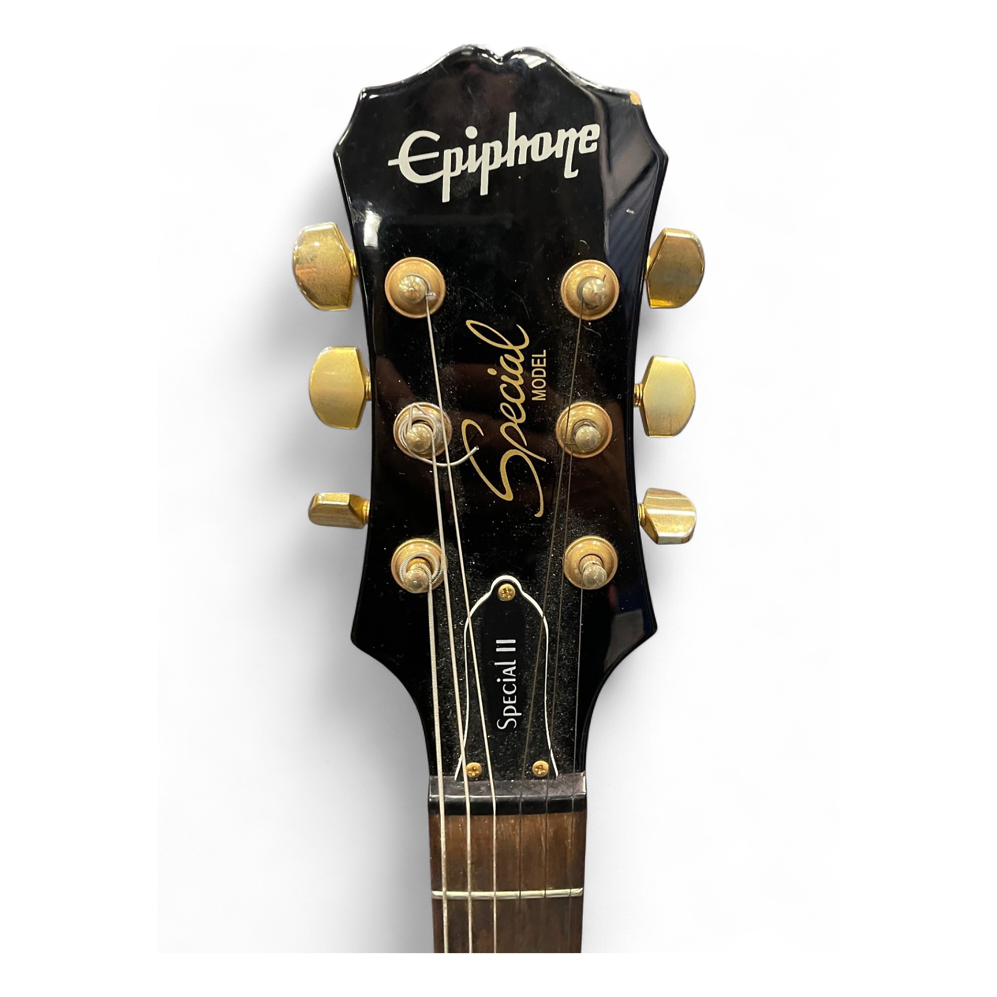 Used Epiphone Special II Black Solid Body Electric Guitar