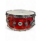 Used DW 14X6.5 Design Series Acrylic Snare Ruby Glass Drum thumbnail