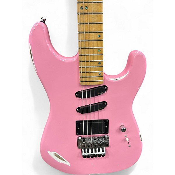 Used Shrodder NORD SEE Pink Solid Body Electric Guitar
