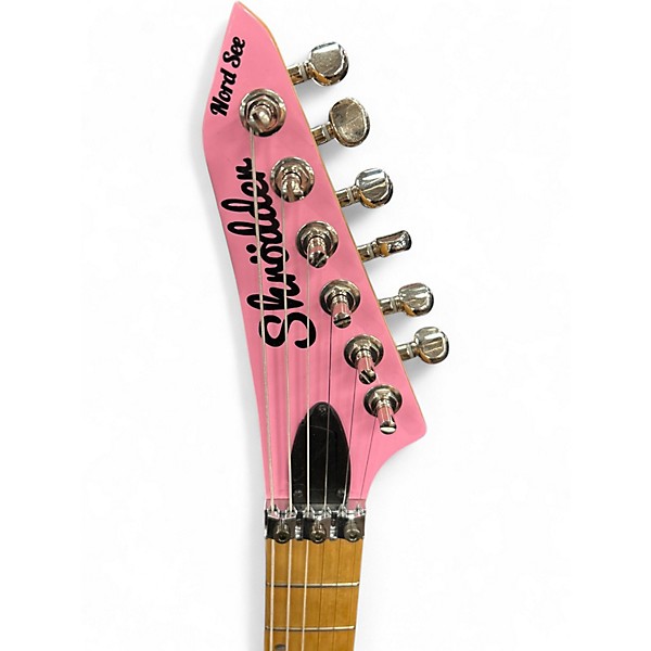 Used Shrodder NORD SEE Pink Solid Body Electric Guitar
