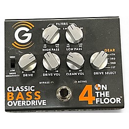 Used Genzler Amplification 4 on the Floor Classic Bass Overdrive Effect Pedal