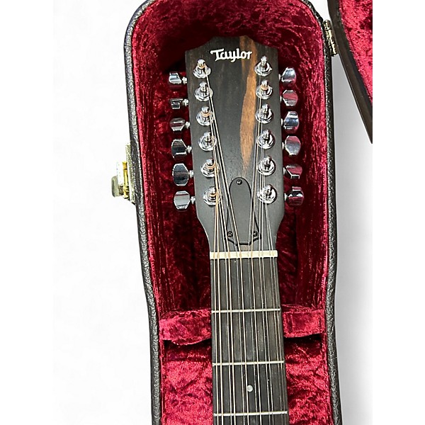 Used Taylor 254ce Natural 12 String Acoustic Electric Guitar