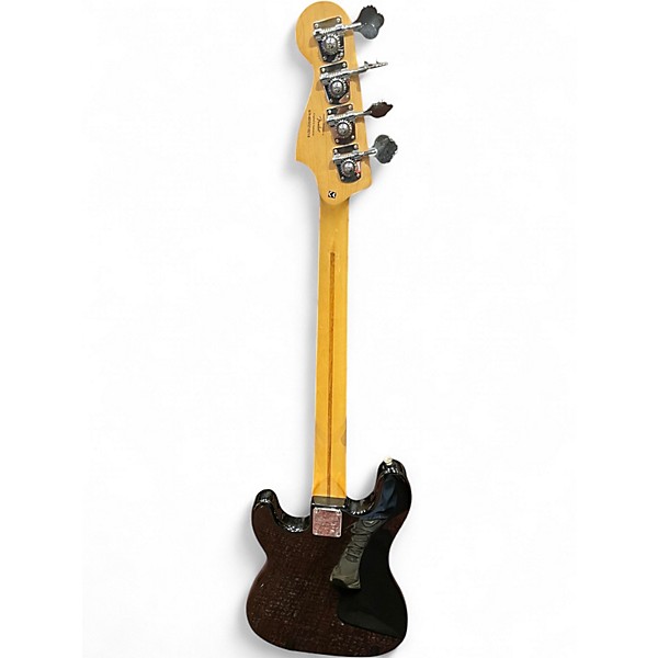 Used Squier Precision Bass Black Electric Bass Guitar