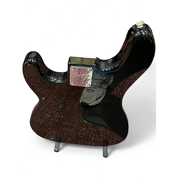 Used Squier Precision Bass Black Electric Bass Guitar