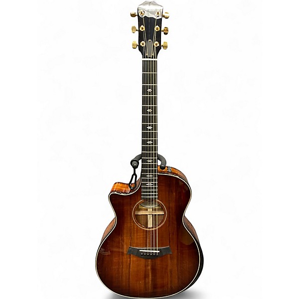 Used Taylor custom ga Natural Acoustic Electric Guitar