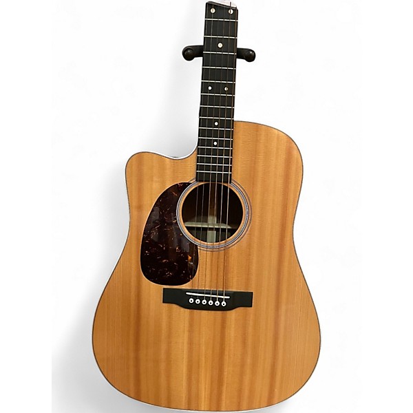 Used Martin DCPA4 Left Handed Natural Acoustic Electric Guitar