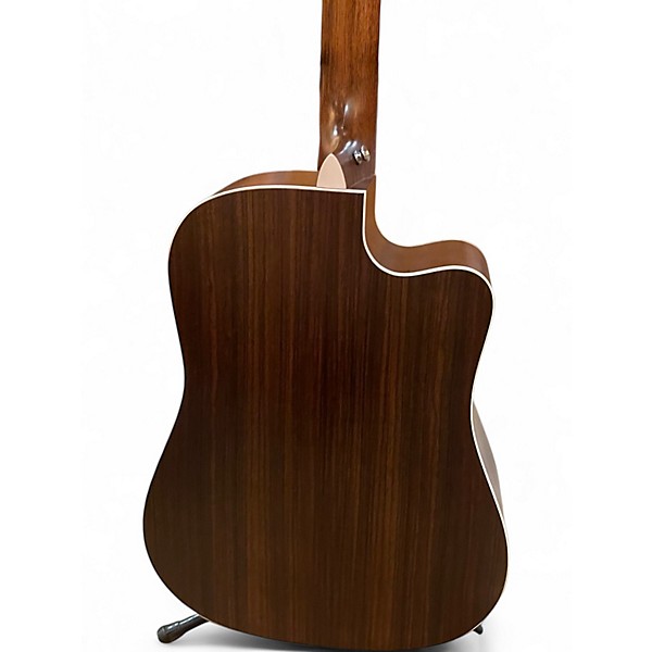 Used Martin DCPA4 Left Handed Natural Acoustic Electric Guitar