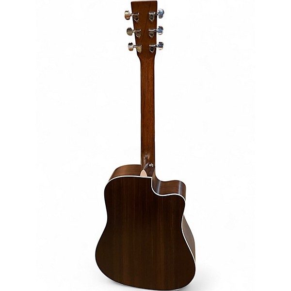 Used Martin DCPA4 Left Handed Natural Acoustic Electric Guitar