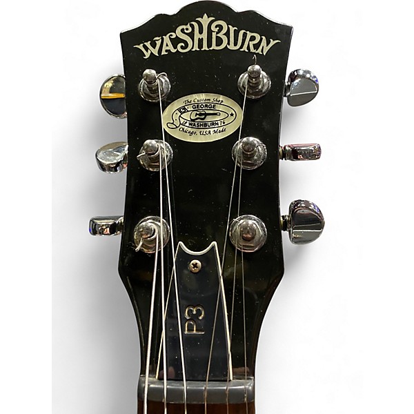 Used Washburn CUSTOM SHOP P3 Trans Red Solid Body Electric Guitar