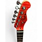 Used Aio T Style Orange Solid Body Electric Guitar