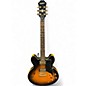 Used Epiphone Dot Deluxe Flametop BURST Hollow Body Electric Guitar thumbnail