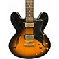 Used Epiphone Dot Deluxe Flametop BURST Hollow Body Electric Guitar